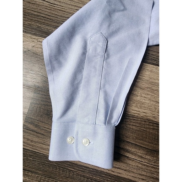 LL BEAN CANON PHOTOGRAPHY SHIRT MENS SIZE‎ LARGE BUTTON DOWN EMBROIDED BLUE EUC! - Picture 5 of 9